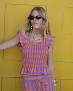 Top Vichy Orange