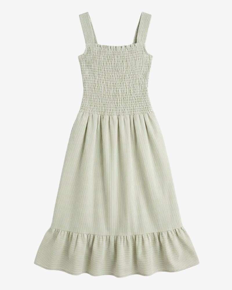 Vestido Green stripes