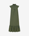 Vestido Jazmin Green & Blue Stripes