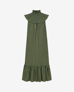 Vestido Jazmin Green & Blue Stripes