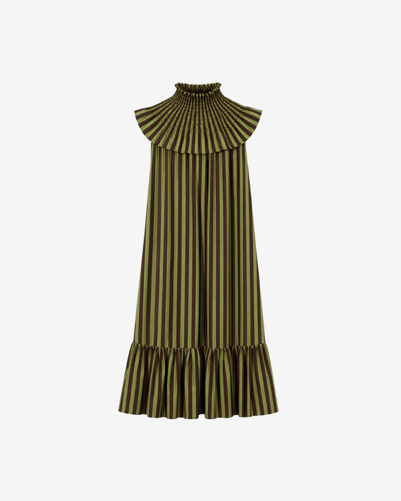 Vestido Jazmin Green Stripes