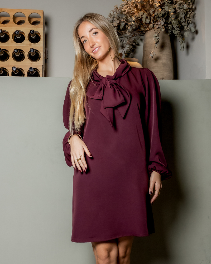 Vestido Julia Granate