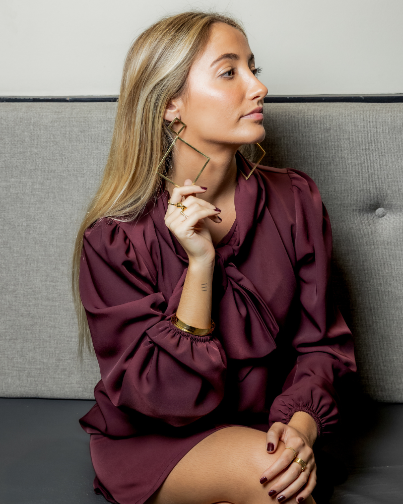 Vestido Julia Granate