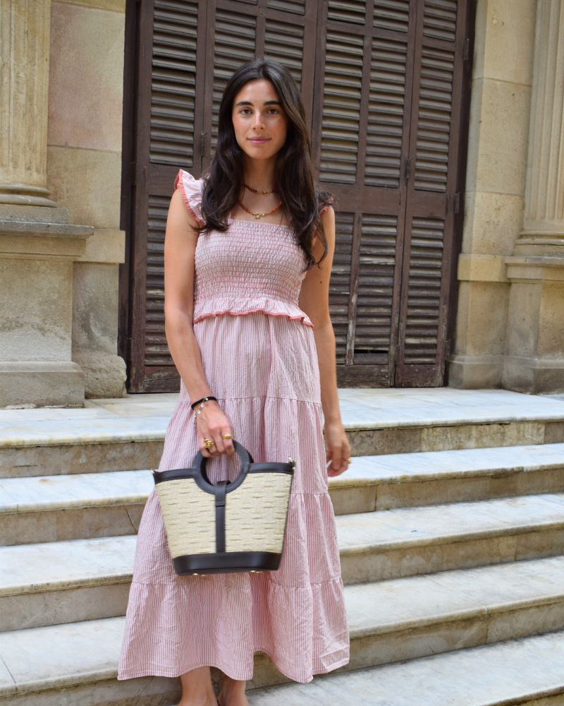 Vestido Aurora Coral