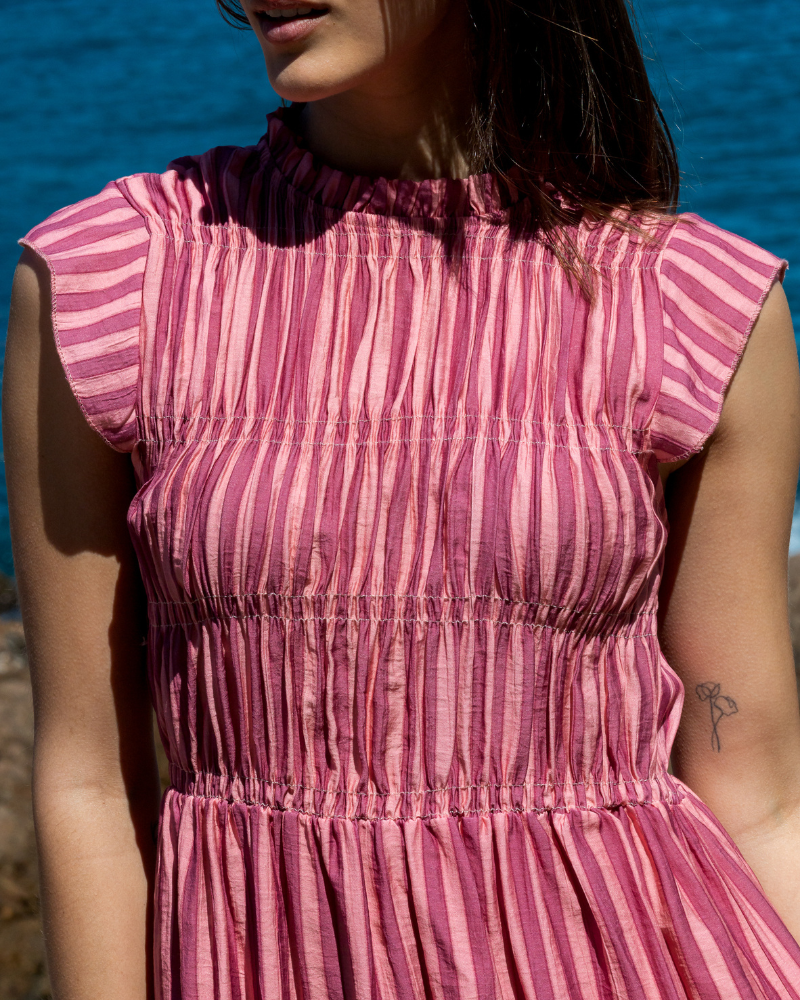 Vestido Pink stripes