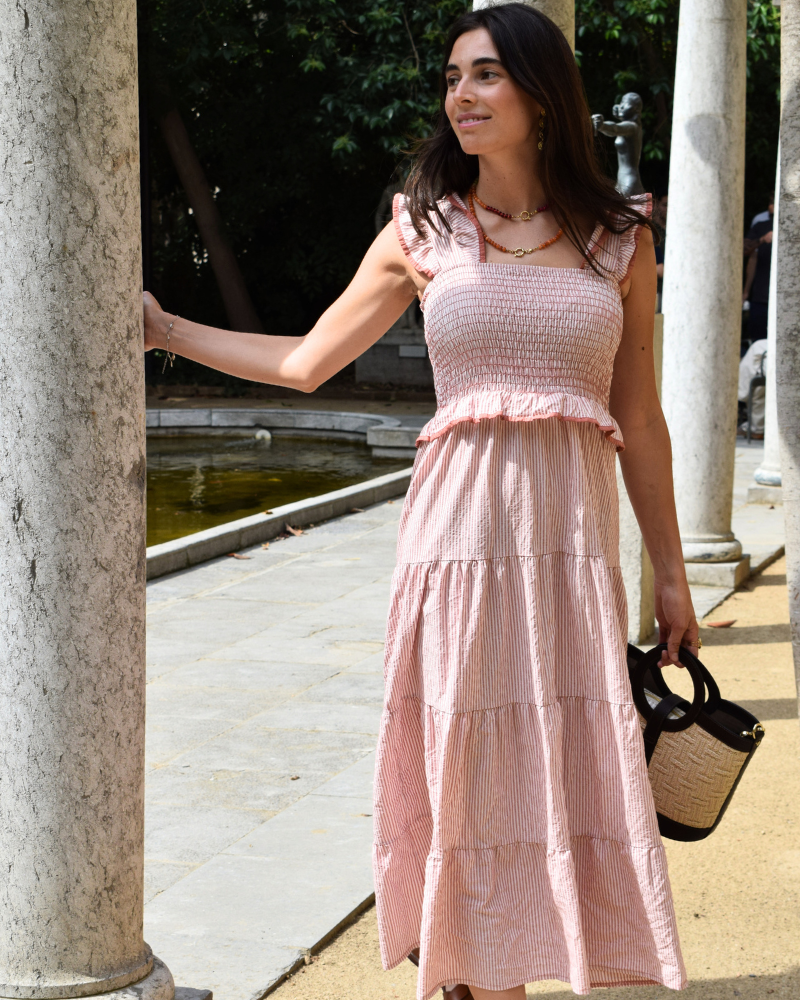 Vestido Aurora Coral