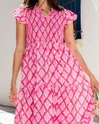 Vestido rombe pink