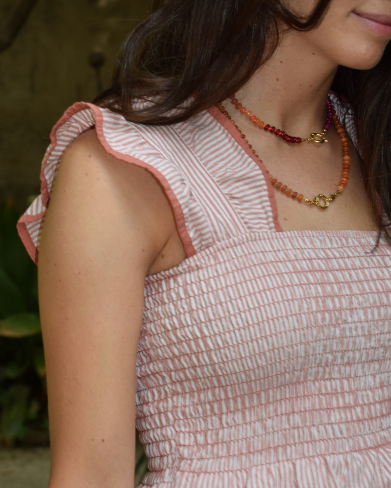 Vestido Aurora Coral