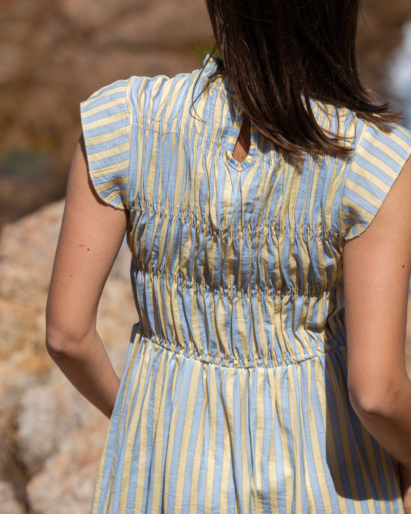 Vestido Yellow stripes