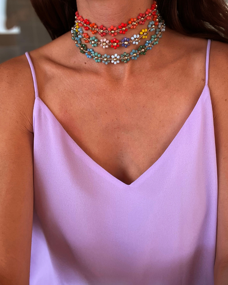 Choker spring Multicolor