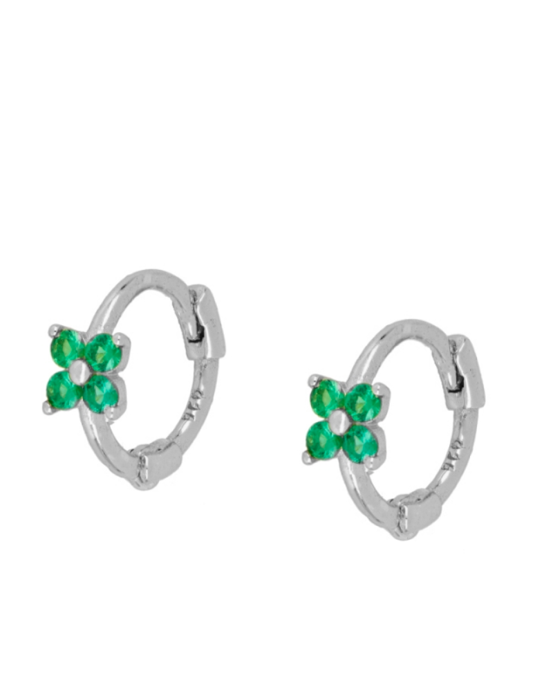 Pendientes mini Spring Colors Silver (elige tu color favorito)