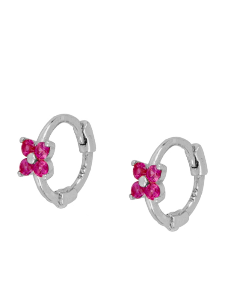 Pendientes mini Spring Colors Silver (elige tu color favorito)