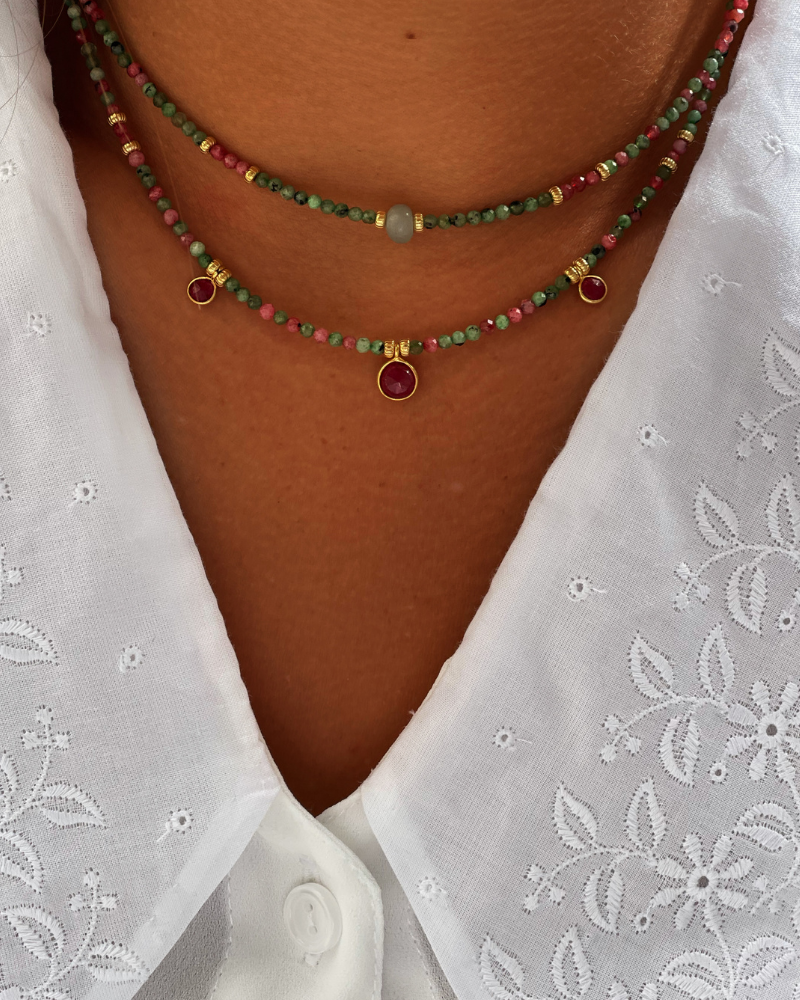 Conjunto Apatite (conjunto de dos collares o por separado)