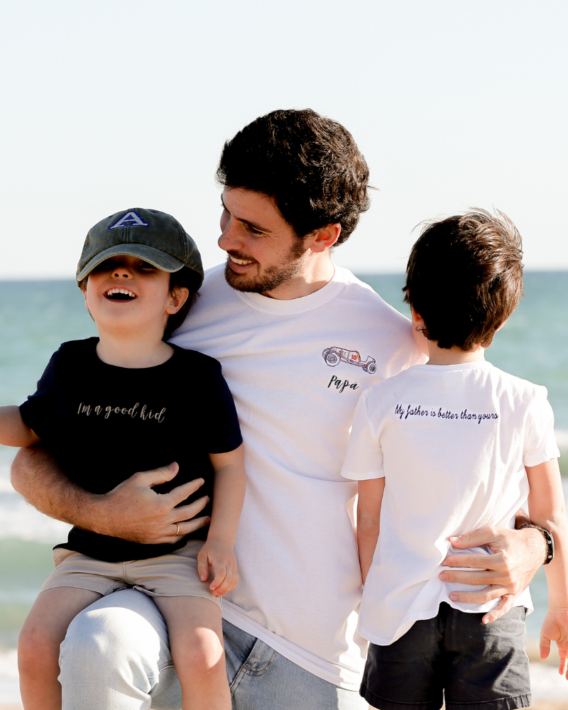 Camiseta personalizada frase niño (3M a 14 años)