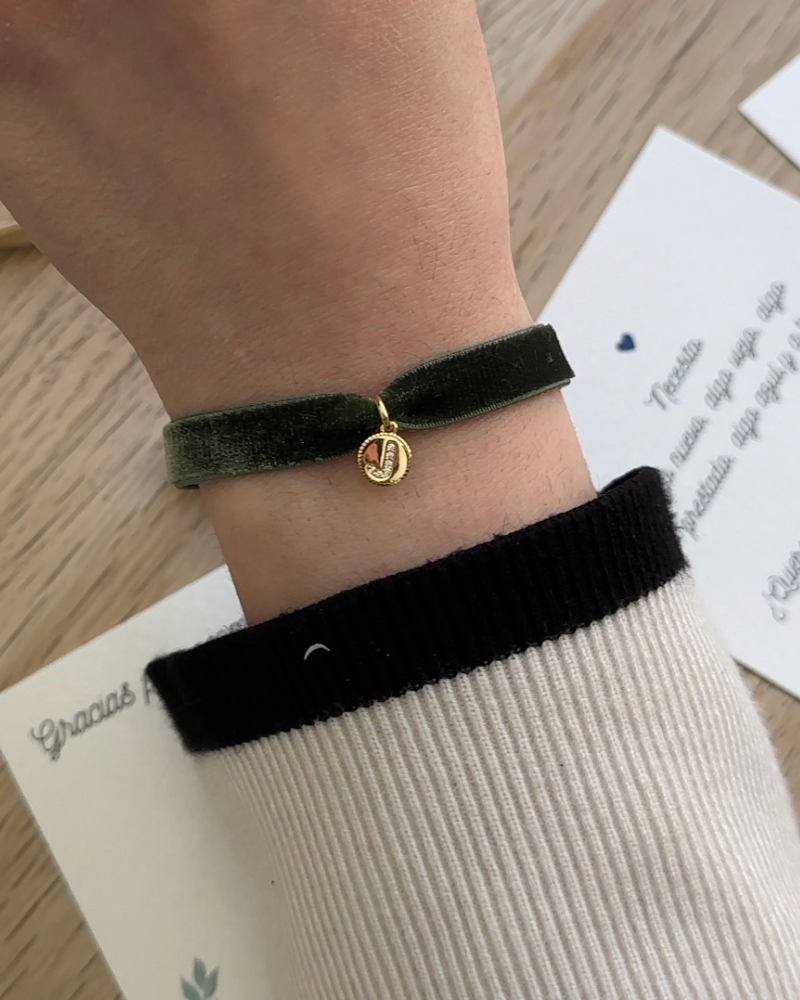 Pulsera Velvet Initial