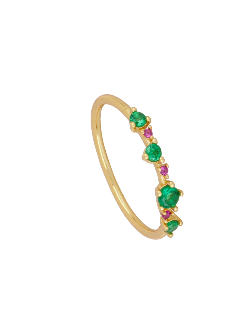Anillo antracita green