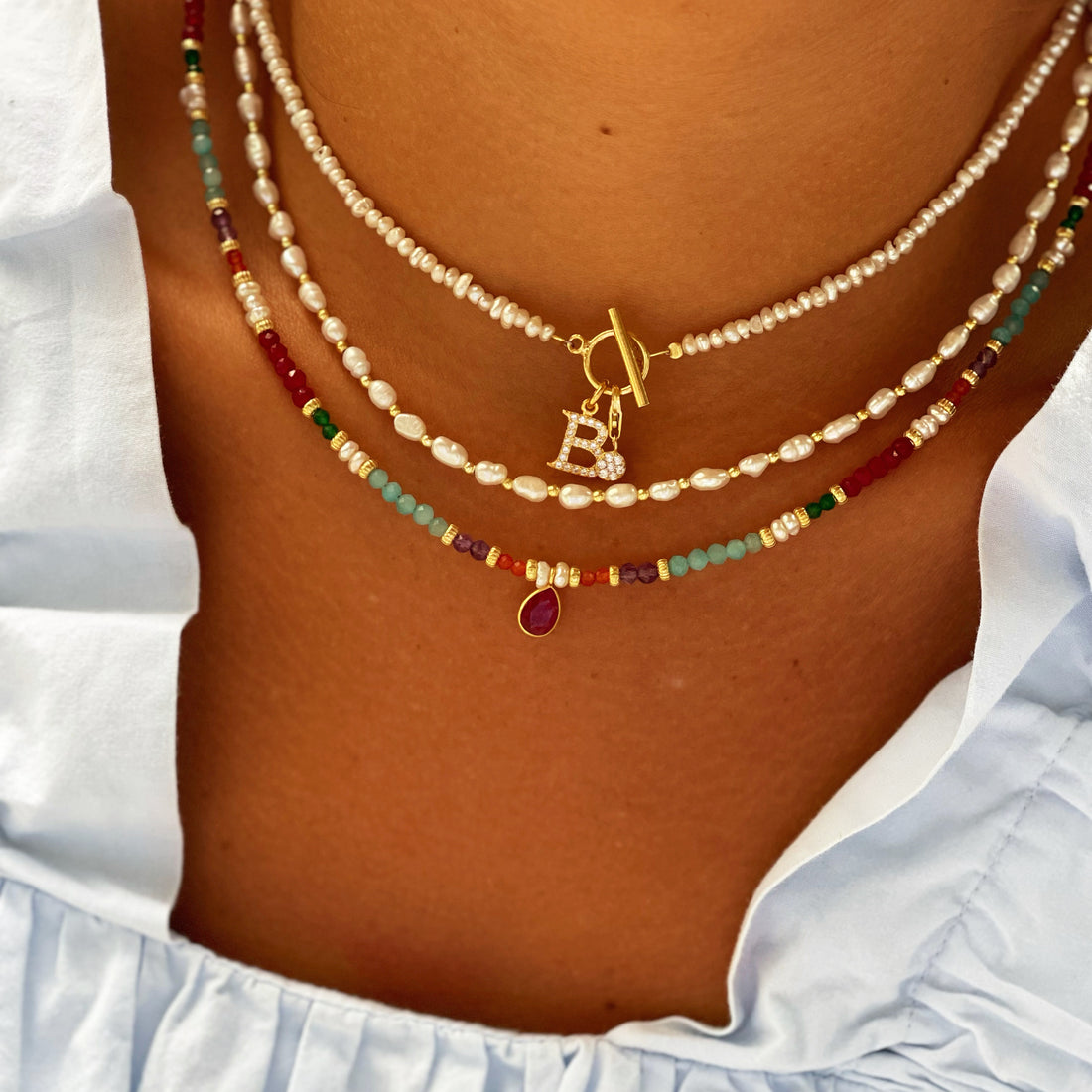 Candy mineral necklace 