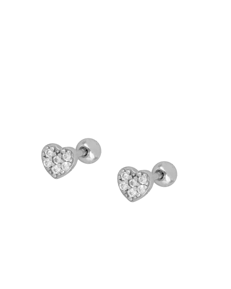 Piercing  mini heart shine Silver