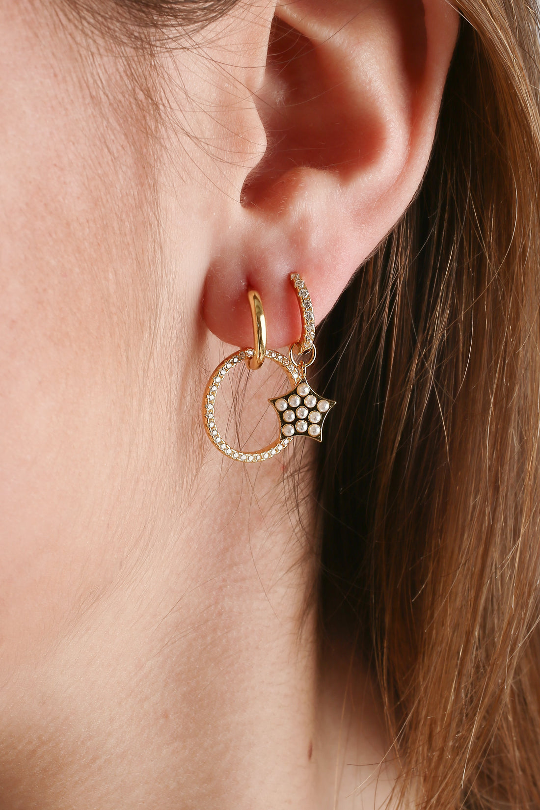 Classic stars earrings