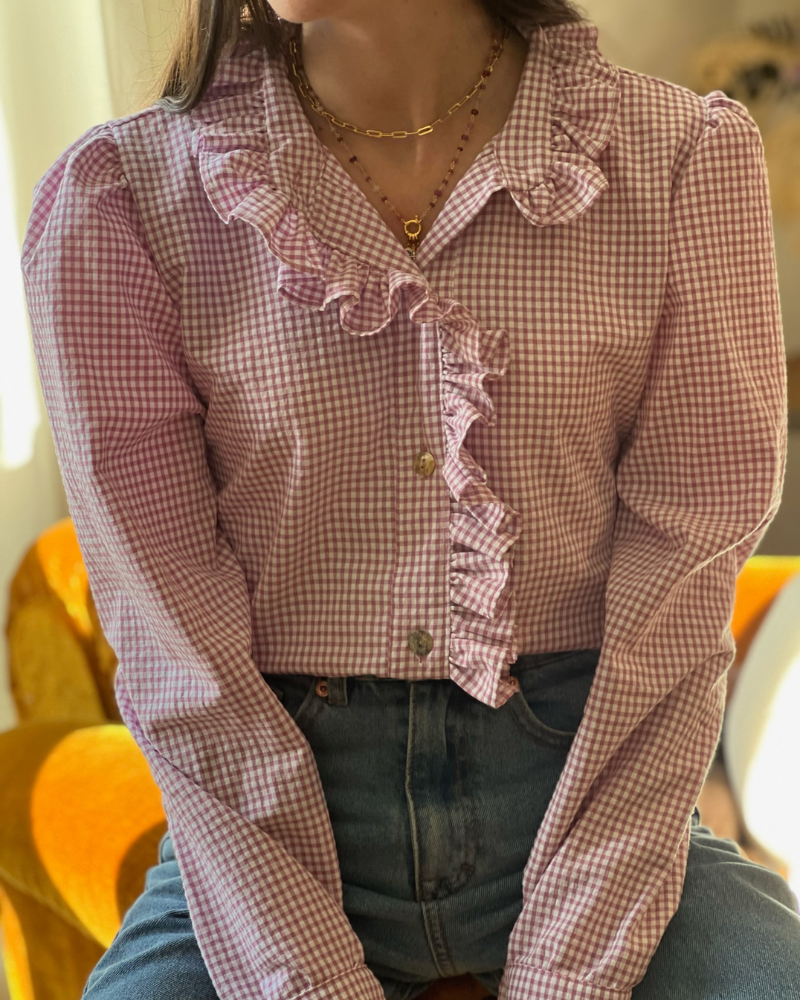 Camisa Hortensia Rosa