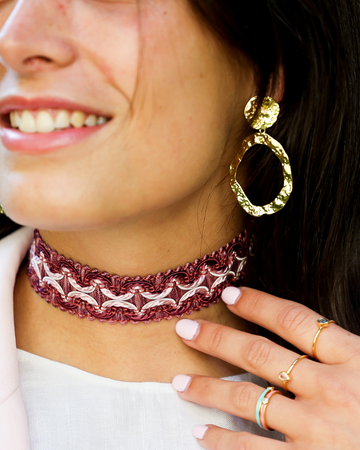 Burgundy Choker