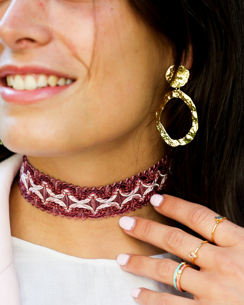 Choker Burgundy