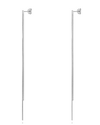 Pendientes Long Party Silver