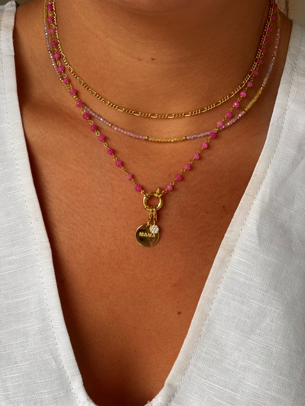 Collar Bella Fucsia
