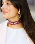Burgundy Choker