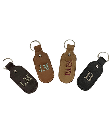 Personalized Gota Leather Keychain