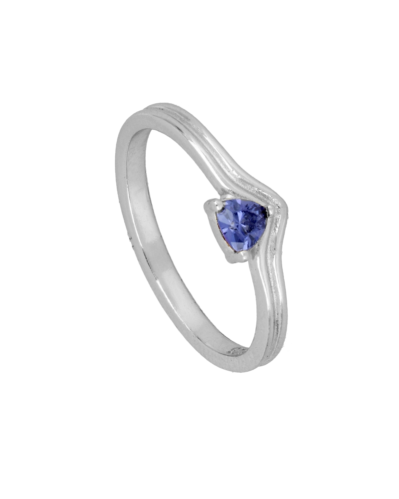 Anillo Eli Tanzanita Silver