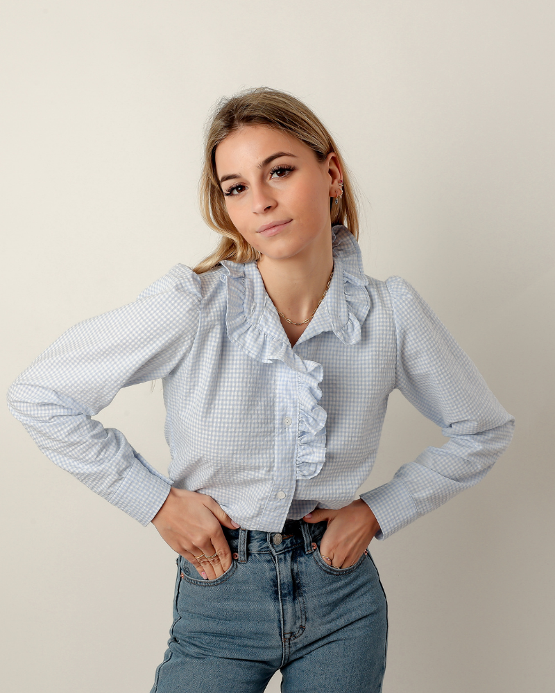 Camisa Hortensia Azul