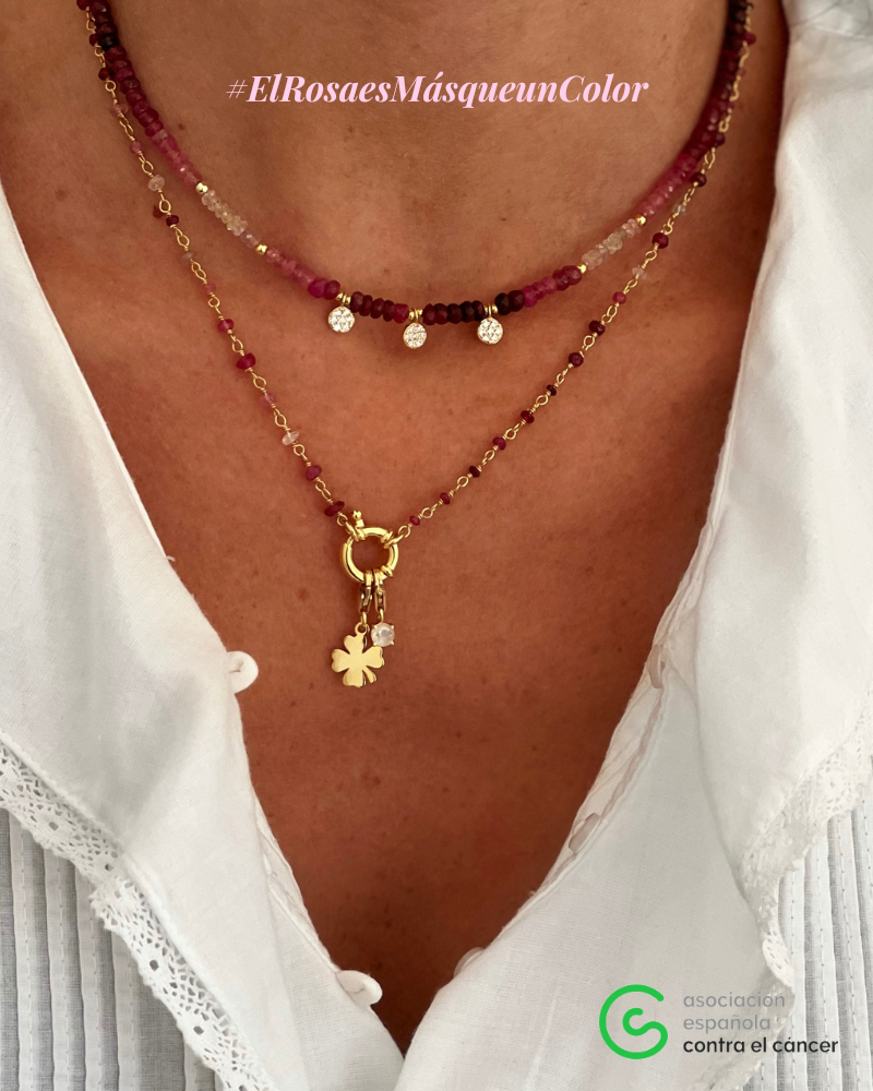 Collar Bella Rubí Rondelle