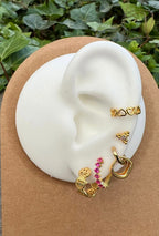 Double squared earrings