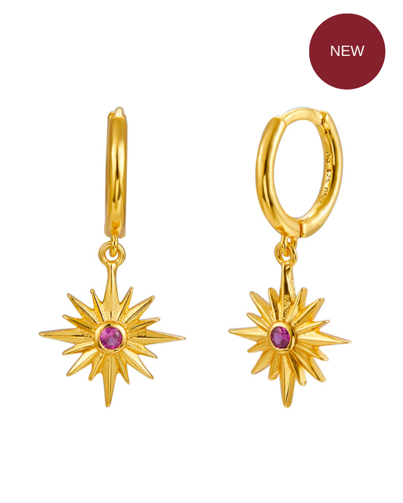 Pendientes star sun