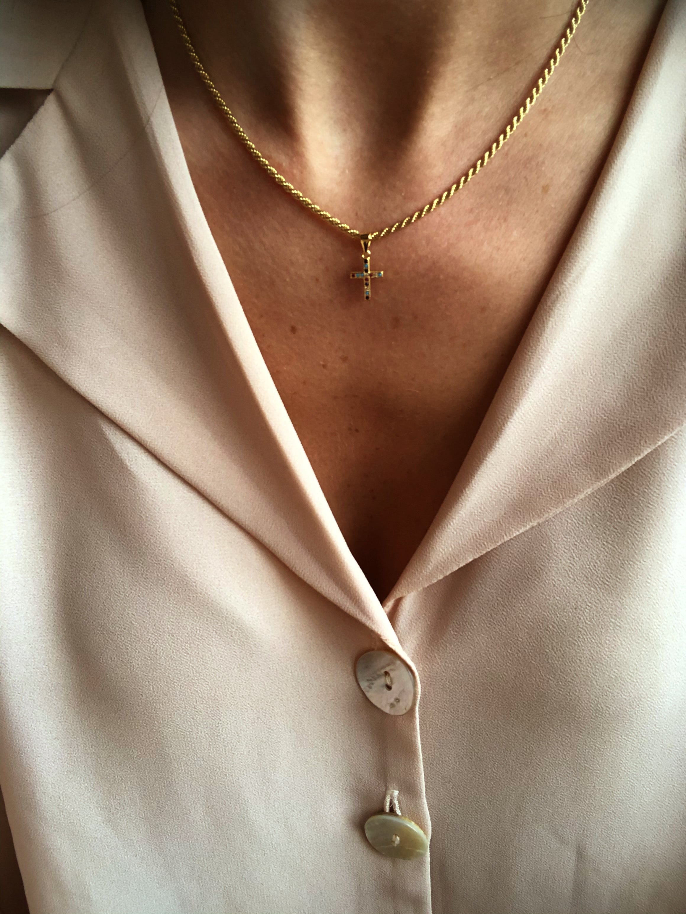 COLLAR CROSS MULTICOLOR
