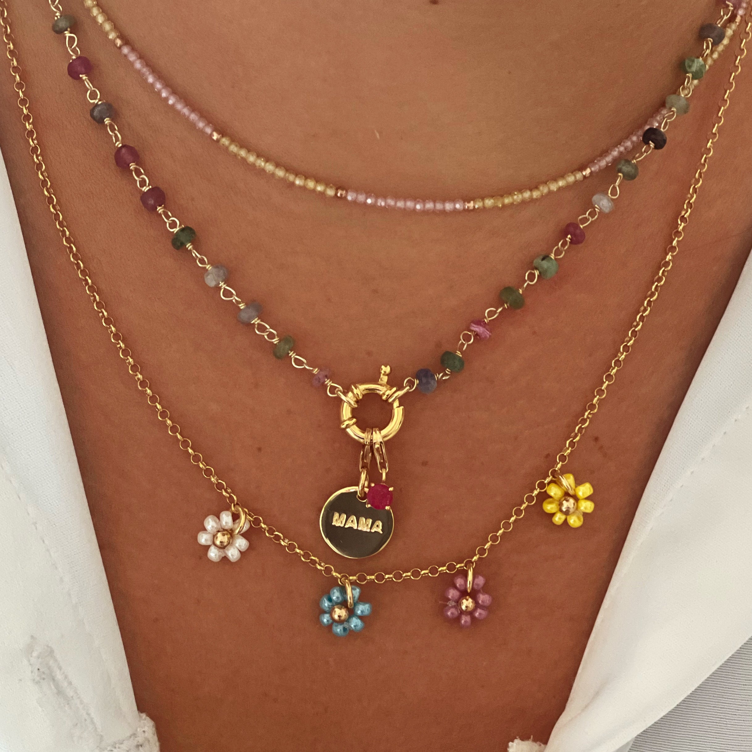 Collar Bella Turmalina light