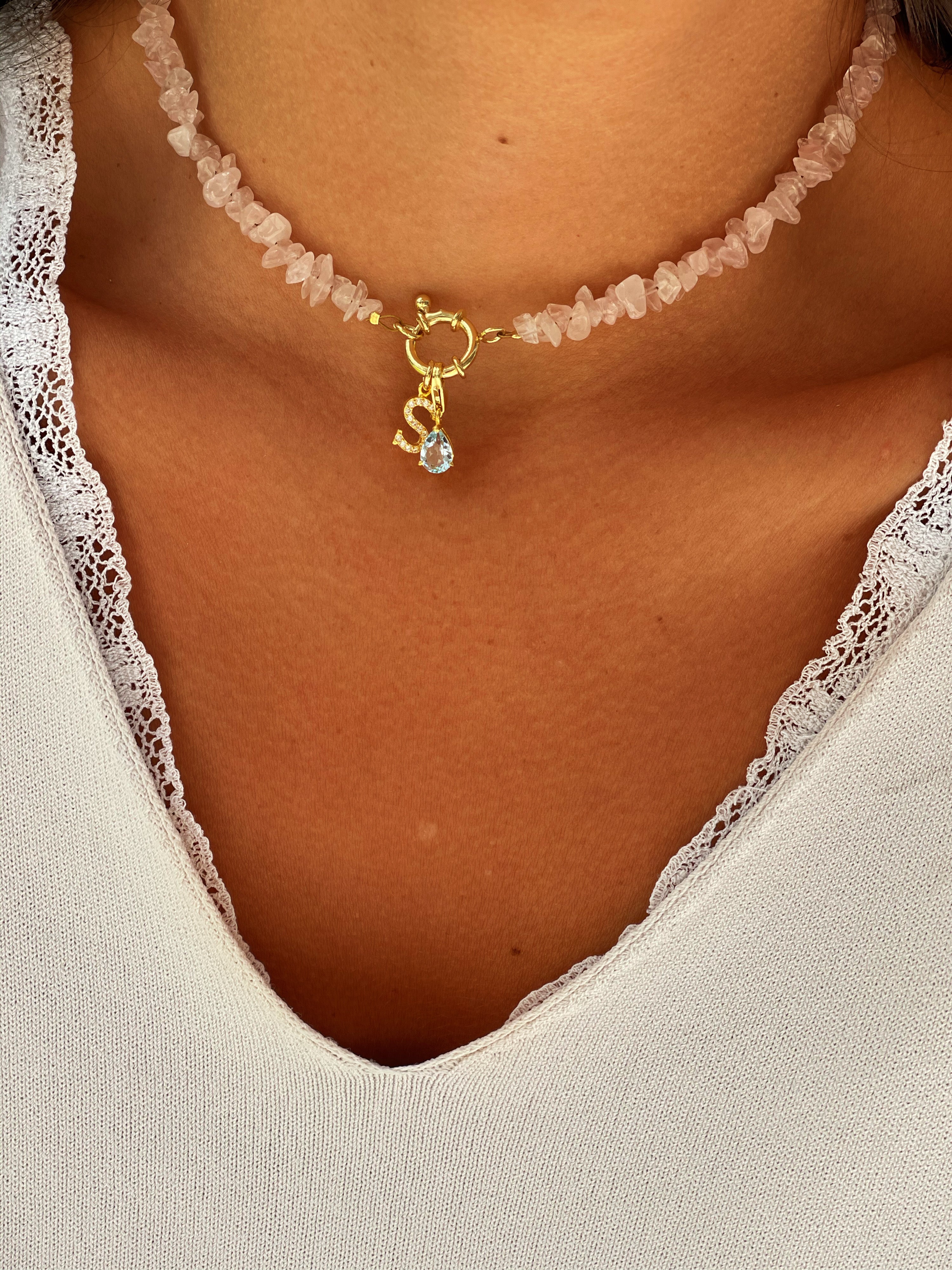 Collar Eternity mineral Irregular