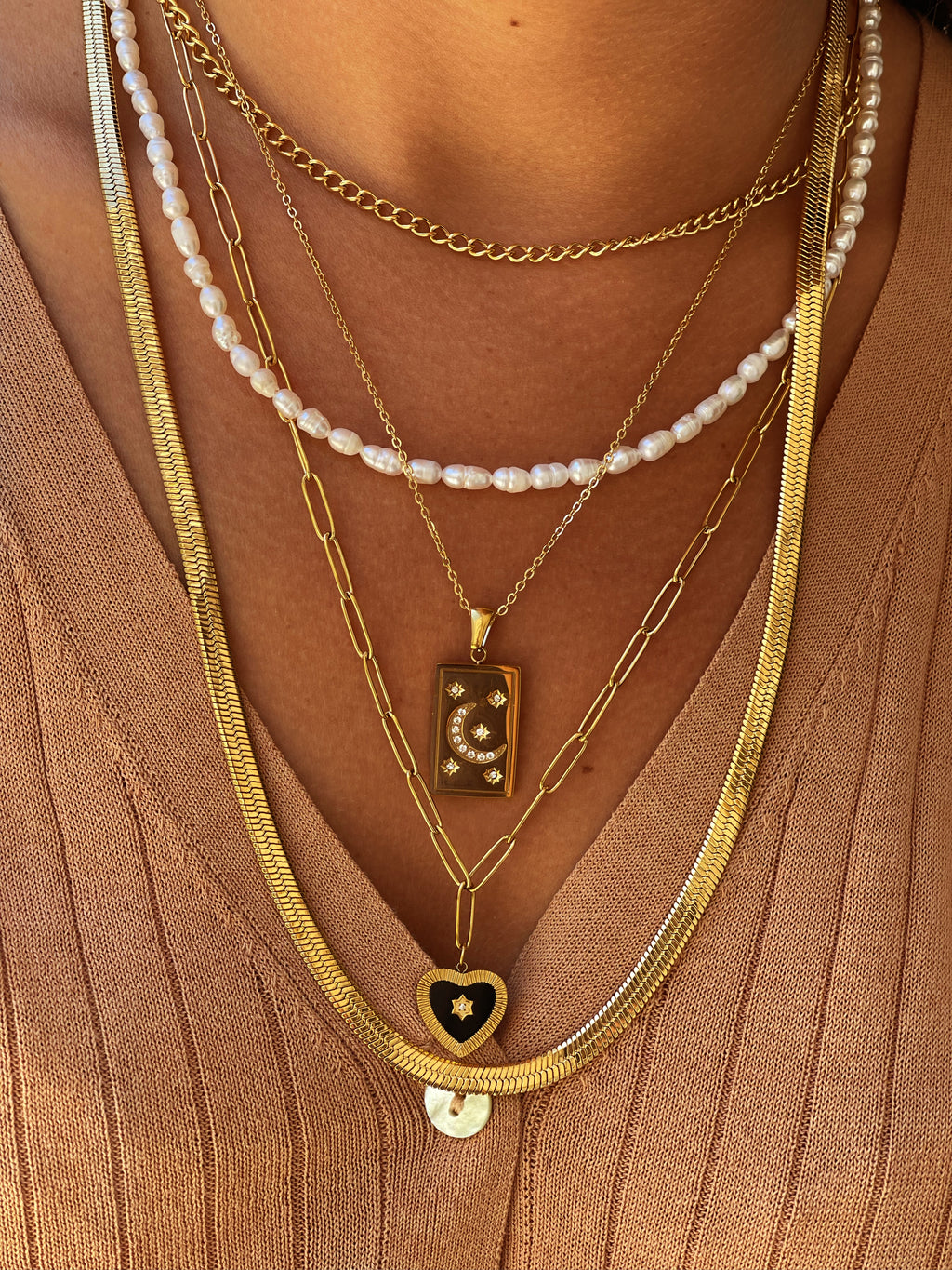 Collar Reina acero