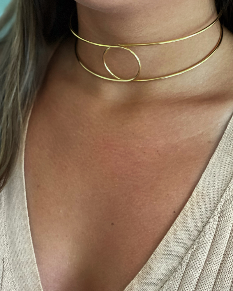 Chocker Nudo Acero