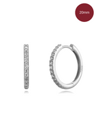 Pendientes shine slim Silver