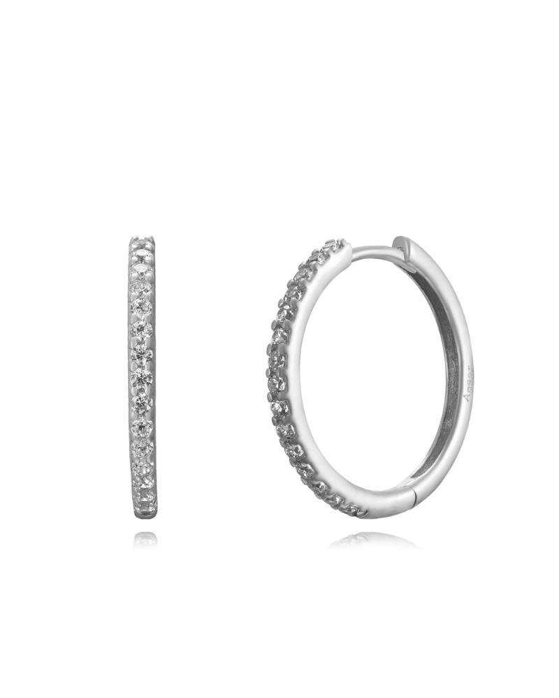Pendientes shine slim Silver