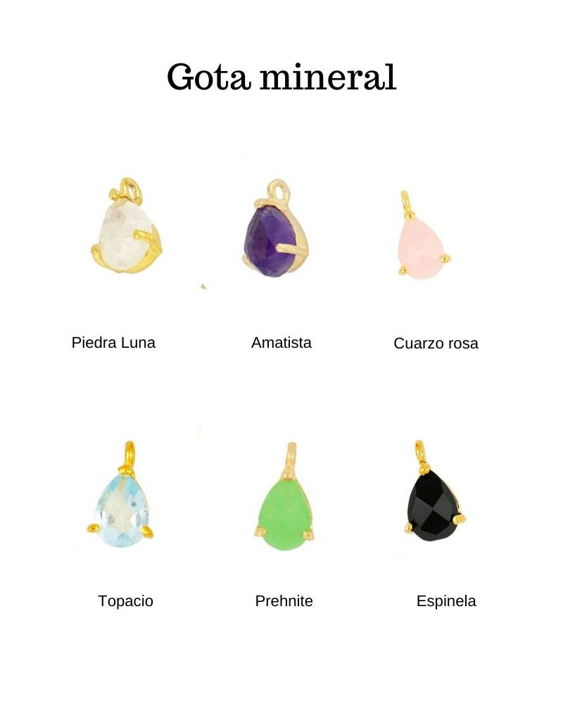 Collar Eternity mineral Amazonita