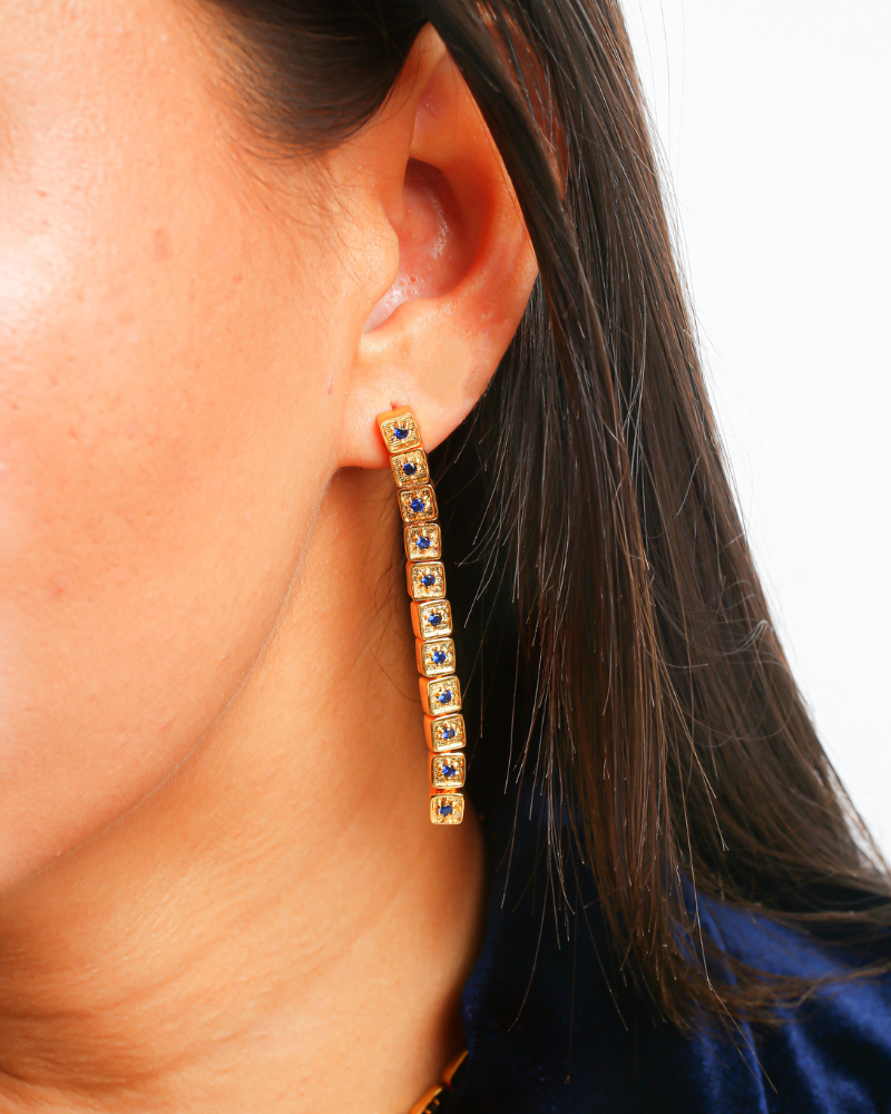 blue lake earrings