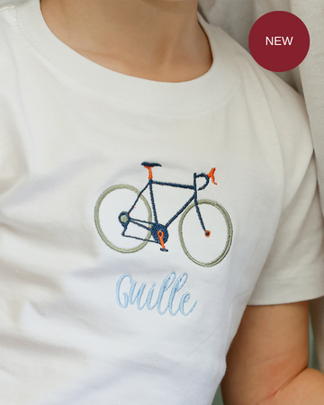 Personalized child's bike t-shirt (3M to 14 years)