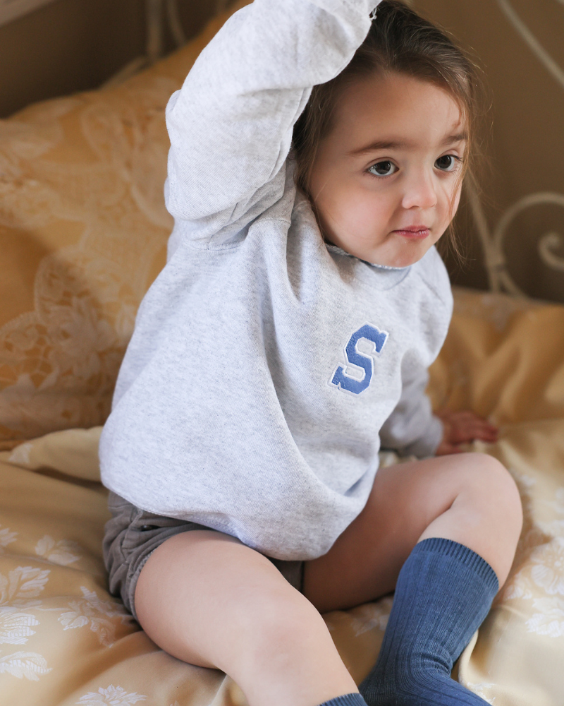 Pack Sudadera personalizada adulto + niño inicial grande