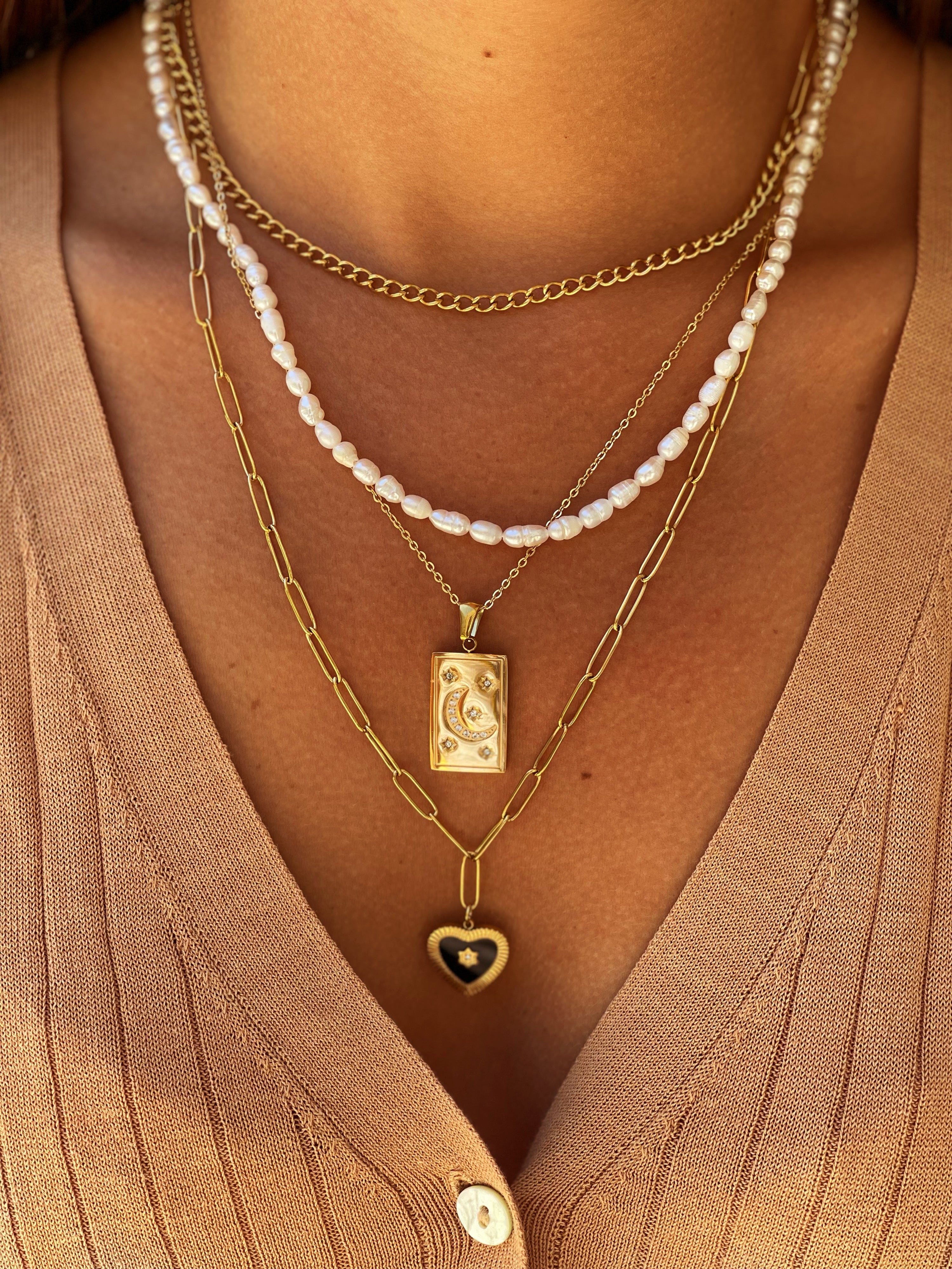 Collar Reina acero