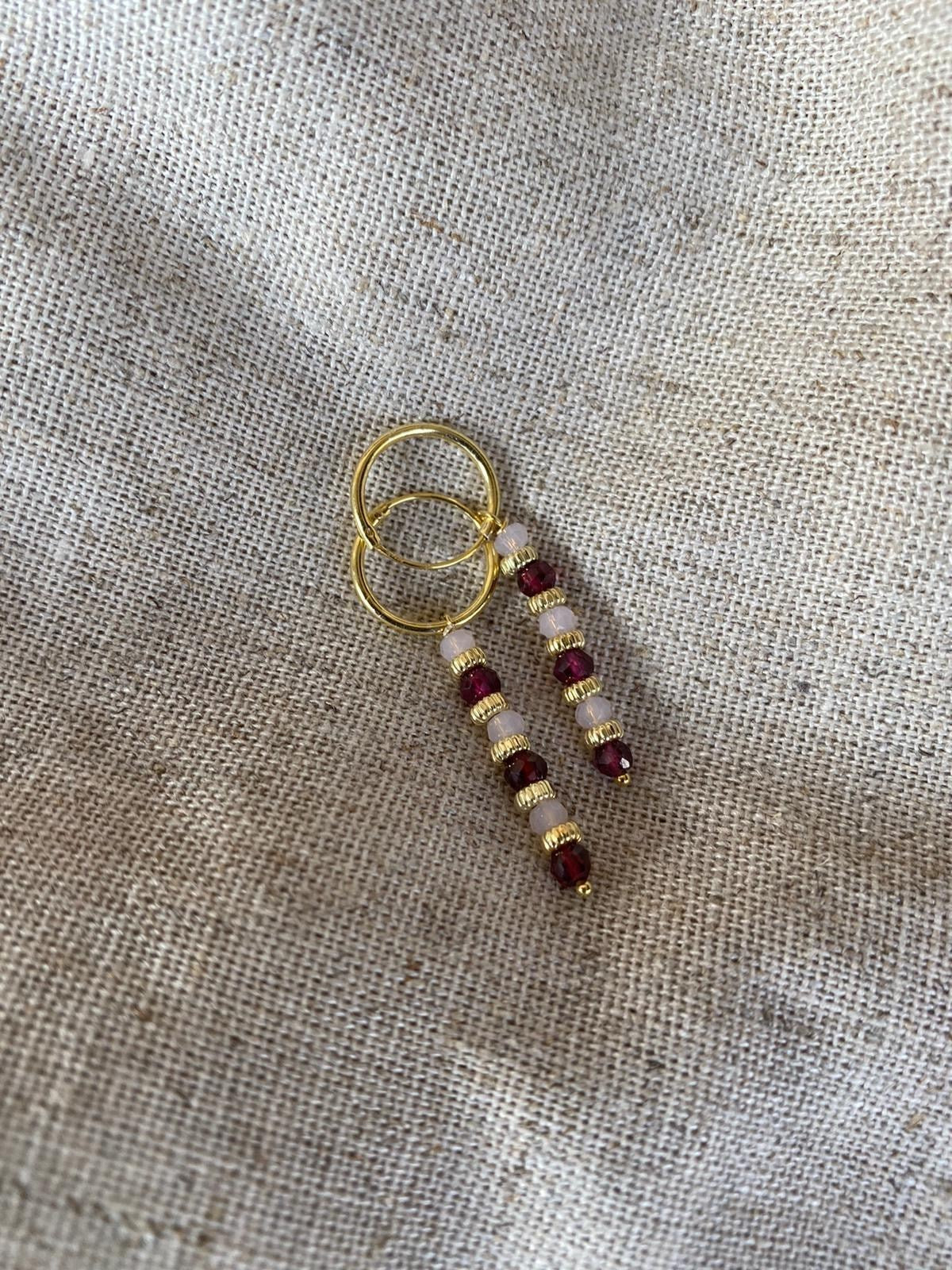 LARGE MINI HOOP EARRINGS
