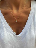 Collar gota Topacio