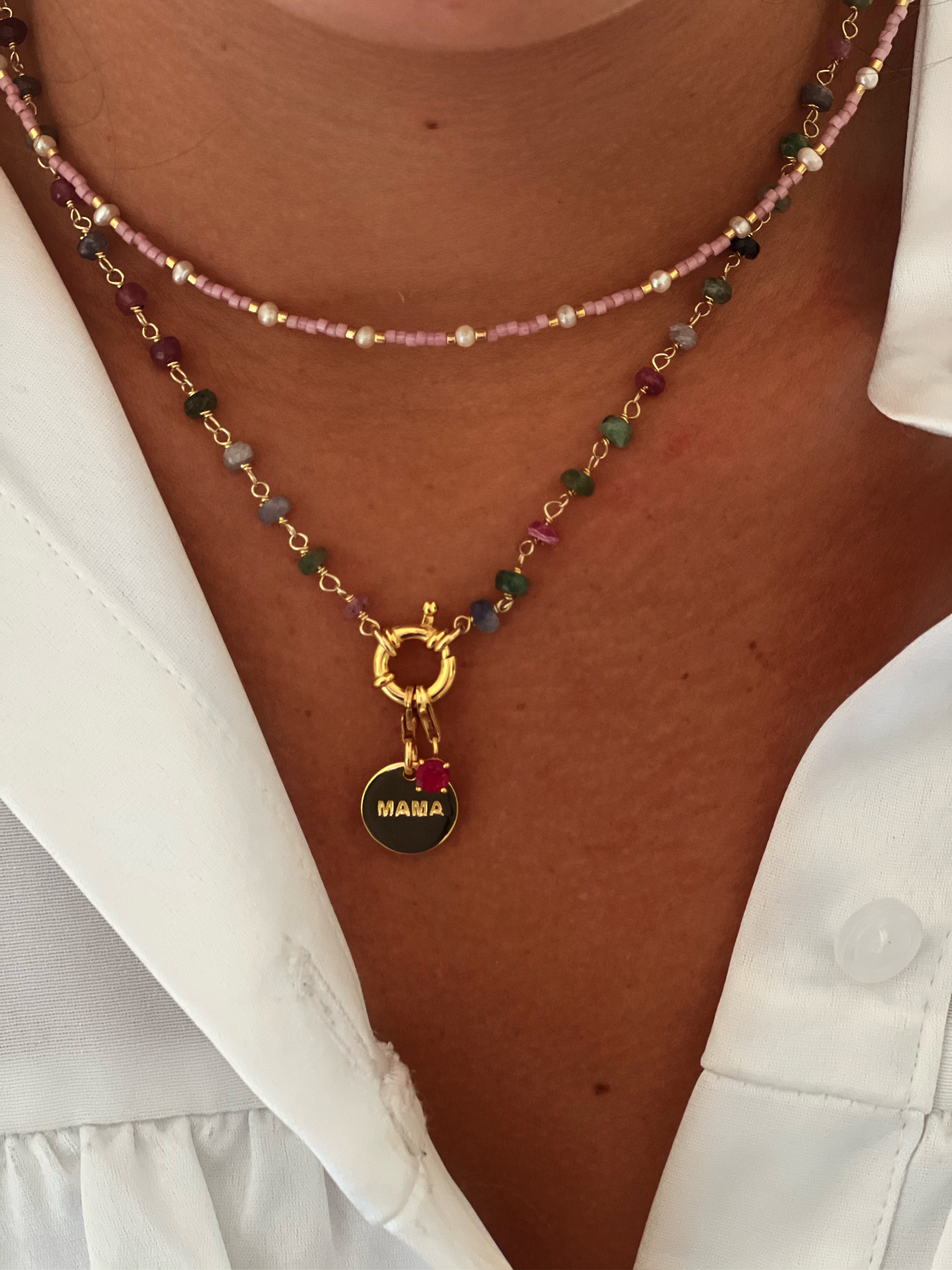 Collar Bella Turmalina light
